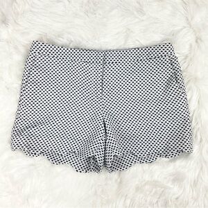 Paraphrase Shorts Scalloped Hem Navy Polka Dot Size 6